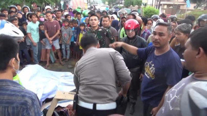 Tabrakan Sepeda Motor, Mahasiswa di Medan Tewas Terlindas Truk