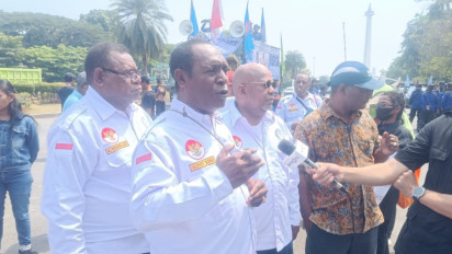 Forum Peduli Demokrasi Papua Geruduk Kemendagri Protes Netralitas ASN