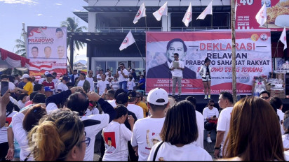 Relawan PSR  di Sulut Deklarasi Dukung Prabowo Presiden 2024