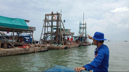 Bandel, Polisi Gerebek Tambang Timah Ilegal di Perairan Laut Tembelok Pulau Bangka
