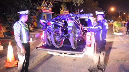 Enam Remaja dan Sebelas Sepeda Motor Diamankan Polisi saat Menggelar Patroli Malam