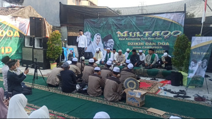 Dukung Yeni Wahid Cawapres, Kyai Kampung dan Gus di Surabaya Gelar Doa dan Dzikir Bersama