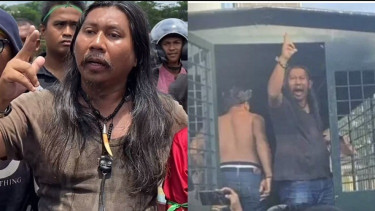 Sosok Pria Gondrong Bernama Bang Long Jadi Sorotan, Sosok Orator Rempang itu Bukan Orang Sembarangan, Ternyata Dia...