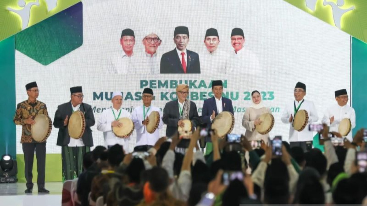 Munas-Konbes NU 2023, Puan Maharani Berharap NU Berkomitmen Dukung Pemilu Damai
            - galeri foto