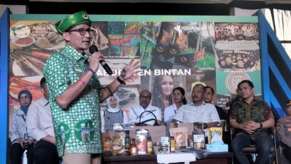 Tingkatkan Pemasaran Produk UMKM, Sandiaga Uno Buka Workshop KaTa Kreatif di Lagoi Bintan