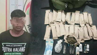 Gagalkan Peredaran 430,10 Kg Ganja di Dairi, Polisi Tangkap Mahasiswa yang Berperan Jadi Kurir