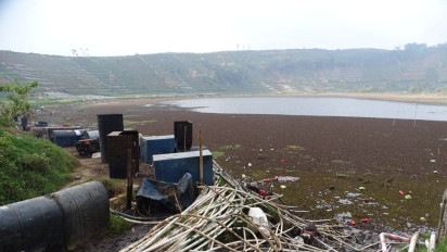Kemarau Panjang, Petani Kentang di Dataran Tinggi Dieng Sedot Air Telaga untuk Sirami Lahan