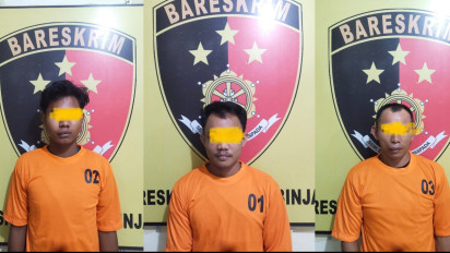 Terekam CCTV, Tiga Pelaku Curanmor Diamankan Polres Binjai
