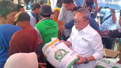 Tinjau Pasar Natar Lampung, Zulhas: Harga Beras Stabil Tinggi, Pemerintah Gencarkan Stabilisasi Pasokan dan Harga Pasar