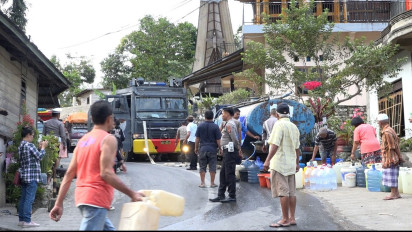 Dampak Kemarau Panjang, Distribusi Air Terus Digencarkan di Tana Toraja