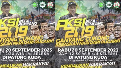 Sejumlah Organisasi Islam Bakal Gelar Demo di Patung Kuda Tuntut Hak Rakyat Pulau Rempang