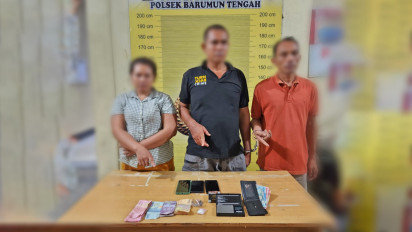 Polsek Barteng Berhasil Meringkus 3 Pemilik Narkoba Jenis Sabu-sabu di Palas
