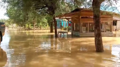 Banjir Landa Sejumlah Desa di Madina Akibat Curah Hujan Tinggi