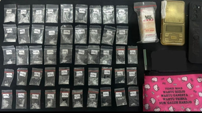 Edarkan 48 Poket Sabu, Tukang Parkir Digerebek Polisi di Rumahnya