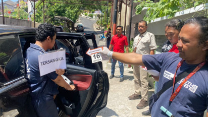 Pelaku Pembunuhan Sopir Taxi Online di Semarang Jalani Rekonstruksi Adegan