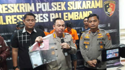 Tiga dari Empat Perampok Toko Kelontong dengan Senpi di Palembang Ditangkap