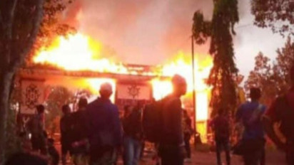Demo Warga Seruyan Ricuh, Massa Bakar Kantor dan Fasilitas Pendidikan Milik Perusahaan Perkebunan Sawit
