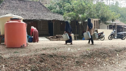 Kekeringan Semakin Meluas, 344 KK di Ponorogo Krisis Air Bersih