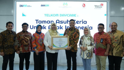 Dukung Peran Orang Tua Bekerja, Telkom Wujudkan Telkom Daycare
