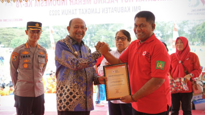 Peringati HUT ke-78 PMI, Syah Afandin Terima Penghargaan sebagai Pembina PMI Langkat