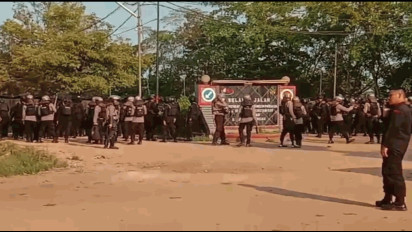 Polda Kalteng Pertebal Pasukan Menjadi 500 Personil, Pasca Unjuk Rasa di Seruyan