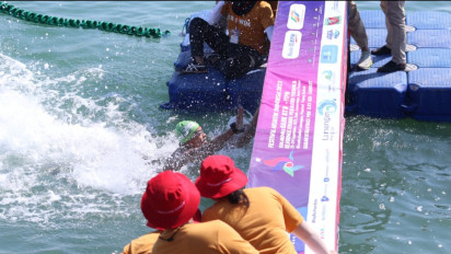 Festival Akuatik Indonesia : Jatim Borong 2 Emas Renang Perairan Terbuka BK PON 2024