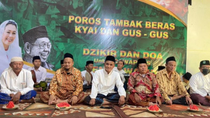 Poros Tambak Beras Jombang Doakan Yenny Wahid jadi Cawapres