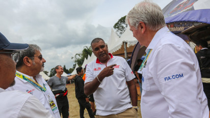 Tak Hanya Memuji Persiapan IMI Sumut Menuju WRC, Presiden APRC Juga Puji Keindahan Kaldera Toba