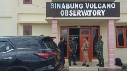 Dandim 0205/TK Kunjungi Pusat Vulkanologi Mitigasi Bencana Geologi (PVMBG) Gunung Sinabung