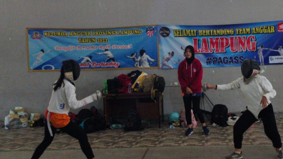 Cabor Anggar Lampung Dipastikan Tampil di PON 2024, Bawa 4 Atlet untuk Dua Kategori