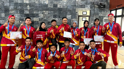 PORPROV Atlet Beladiri Sambo Dari SDM Polda Sumsel Sumbang Mendali Emas