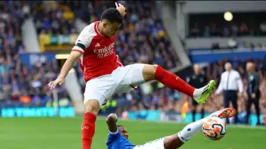 Pemain Arsenal Gabriel Martinelli