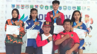 Porprov Sumsel Tahun 2023, Dua Medali Emas Berhasil Diperoleh Atlet Pertina Pali
