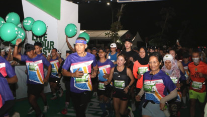 5.000 Peserta Lari Ikut Meriahkan Acara di Pantai Aloha PIK 2
