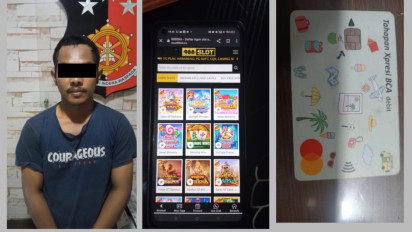 Asyik Ngopi Sambil Main Slot di Warkop, Seorang Pemuda Dijemput Polisi