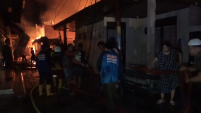7 Rumah warga di Samarinda Ludes di Lalap si Jago Merah