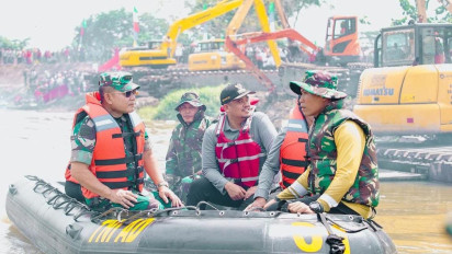 Gotong Royong Normalisasi Sungai Deli Karena Kerap Banjir, Bobby Nasution: Tidak Ada Penggusuran Rumah Warga