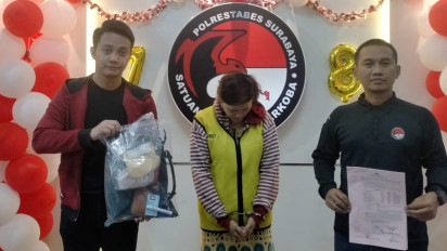 Berdalih Stres karena di PHK, Seorang Wanita asal Wonokromo Nekat Edarkan Sabu