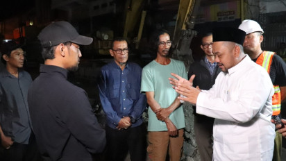 Kendalikan Banjir Jelang Musim Hujan, Pemkab Gresik Perlebar Saluran Air Samanhudi