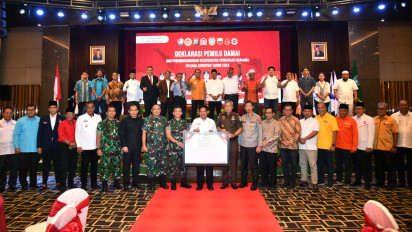 Deklarasi Pemilu Damai 2024 di Sumut: Pj Gubernur Hassanudin Bahas Potensi dan Pencegahan Kerawanan Pesta Demokrasi