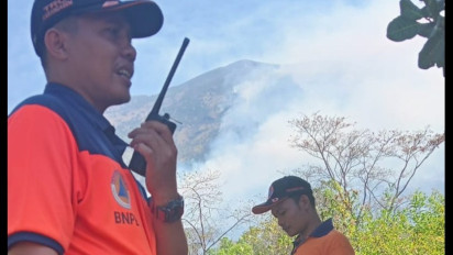Kebakaran Masih Terjadi, 30 Hektare Lahan di Gunung Agung Hangus Terbakar 