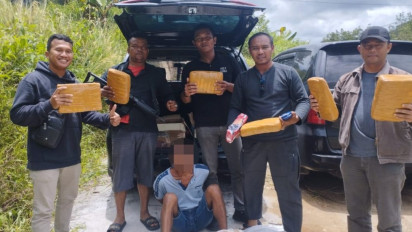 Polres Pakpak Bharat Menggagalkan Upaya Penyelundupan Narkoba Asal Aceh