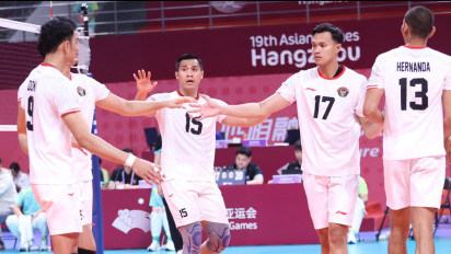 Raih Posisi 8 Asian Games, Timnas Voli Putra Indonesia Masih Jadi Terbaik di ASEAN