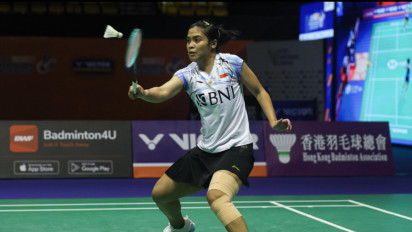 Hasil Bulu Tangkis Asian Games: Gregoria Kalah, Indonesia Tertinggal 0-1 dari China
