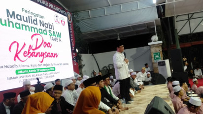 Maulid Nabi dan Doa Kebangsaan di Rumah Aspirasi, Ganjar Ajak Jamaah Tak Lupakan Spiritual
