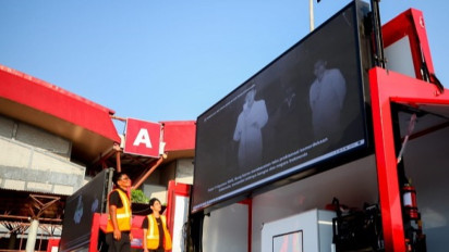 Tok, Mobil Bioskop Keliling PDIP Diresmikan