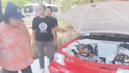 Prihatin Polusi, Mahasiswa Gunadarma Sulap Mobil Lama jadi Mobil Listrik