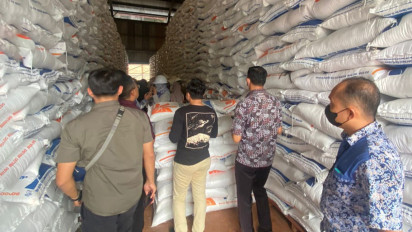 Satgas Pangan Ditreskrimsus Polda Sumsel Pantau Harga Beras di Palembang