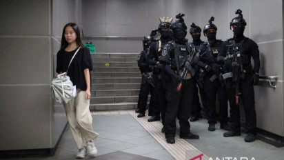 Tentara Korea Selatan dan Amerika Serikat Gelar Latihan Antiterorisme Gabungan