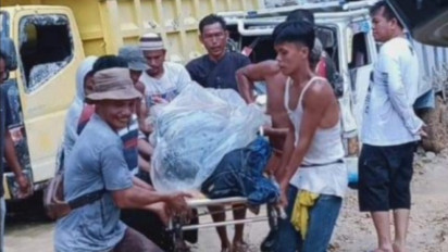 Lokasi Tambang Batu Padas Longsor di Asahan, Dua Pekerja Tewas dan Satu Kritis